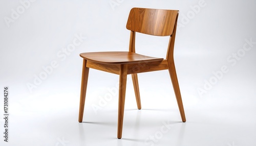 Wallpaper Mural Light-colored wooden chair, studio shot Torontodigital.ca