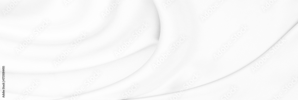 Obraz premium White gray satin texture that is white silver fabric silk panorama background with beautiful soft blur pattern natural.