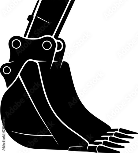 Excavator Bucket, Excavator Bucket Silhouette, Heavy Duty Bucket, Excavator Bucket Logo, Excavator Bucket Vector, Excavator Bucket Clipart.