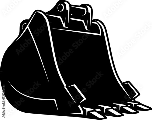 Excavator Bucket, Excavator Bucket Silhouette, Heavy Duty Bucket, Excavator Bucket Logo, Excavator Bucket Vector, Excavator Bucket Clipart.