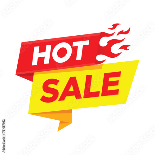 Vector art of hot sale banner with flames
