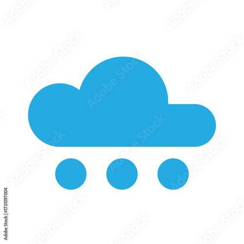 Hail icon design template