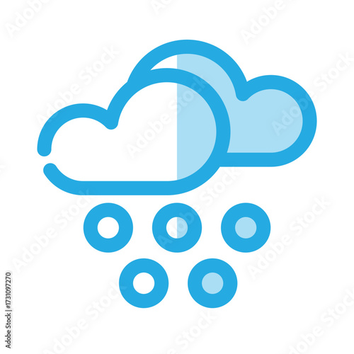 Hail icon design template