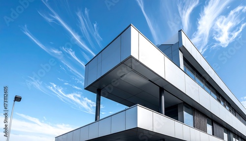 Modern Architecture Building Exterior.