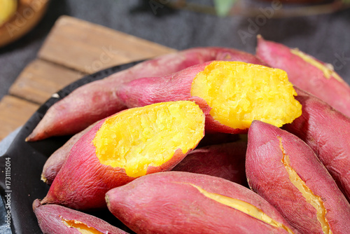 Roasted Sweet Potatoes with Golden Yellow Flesh from Tianmu Mountain Linan Region