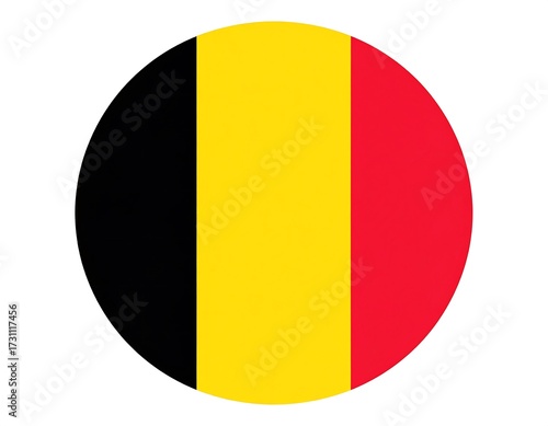Free Download Circular Belgian flag - GFXLoad