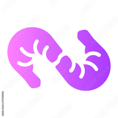 shrimps gradient icon