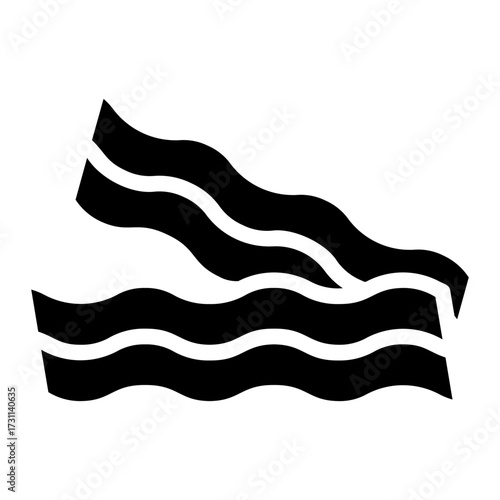 bacon glyph icon