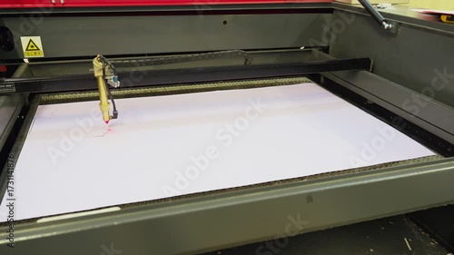 Innovative laser cutting process transforms paper sheets into precise cardboard packaging