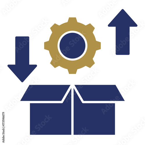 Import Export  Icon Set Multiple Style Collection