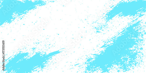 Abstract blue watercolor splash vector illustration with grunge texture and ink splatter for design and wallpaper