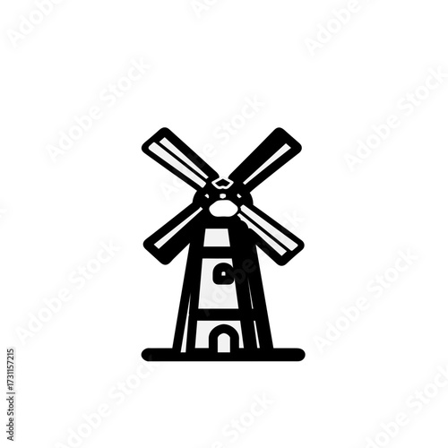 Dutch Windmill Icon