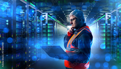Data Center. IT specialist ...