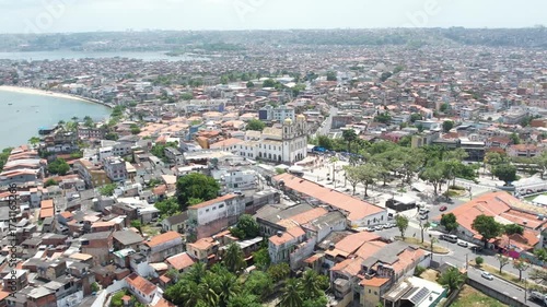 Bonfim Salvador: Perspectiva aérea da colina sagrada e ruas históricas |  Bonfim Salvador: Aerial view of the Sacred Hill and historic streets -  Sagrada Colina - Salvador Bahia