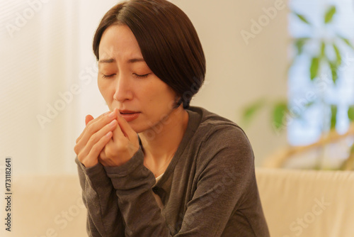 冷え性の女性
