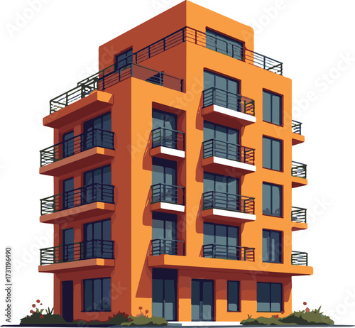residential building facade