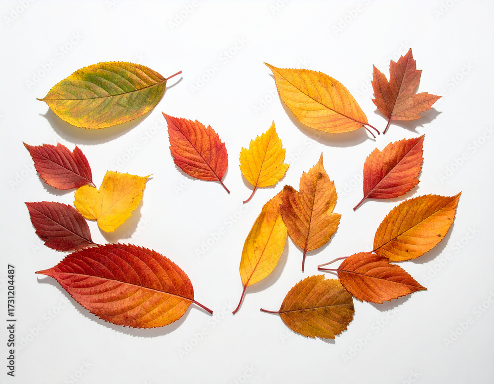 Obraz premium 秋 生成AI 水彩 アイコン