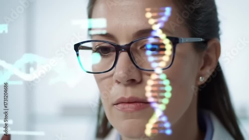 Scientist dna research