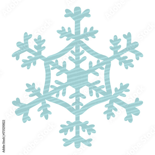かわいい雪の結晶のイラスト