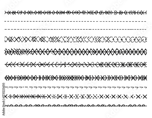 Stylish Decorative Stitch Patterns.