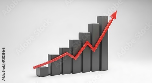 Bar Chart Illustrating Positive Growth Trend Free Download Bar Chart Illustrating Positive Growth Trend - GFXLoad