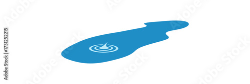 Water droplet graphic water feature vector illustration