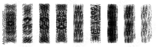 Square abstract seamless pattern design with Vector grungy paint brush strokes collection. Set brush strokes collection brush hand drawn graphic element grunge background