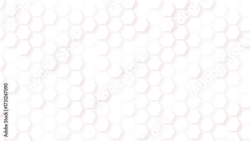  Flat vector illustration isolated on white background, Honeycomb pattern with hexagon mesh. Texture bee comb grid.