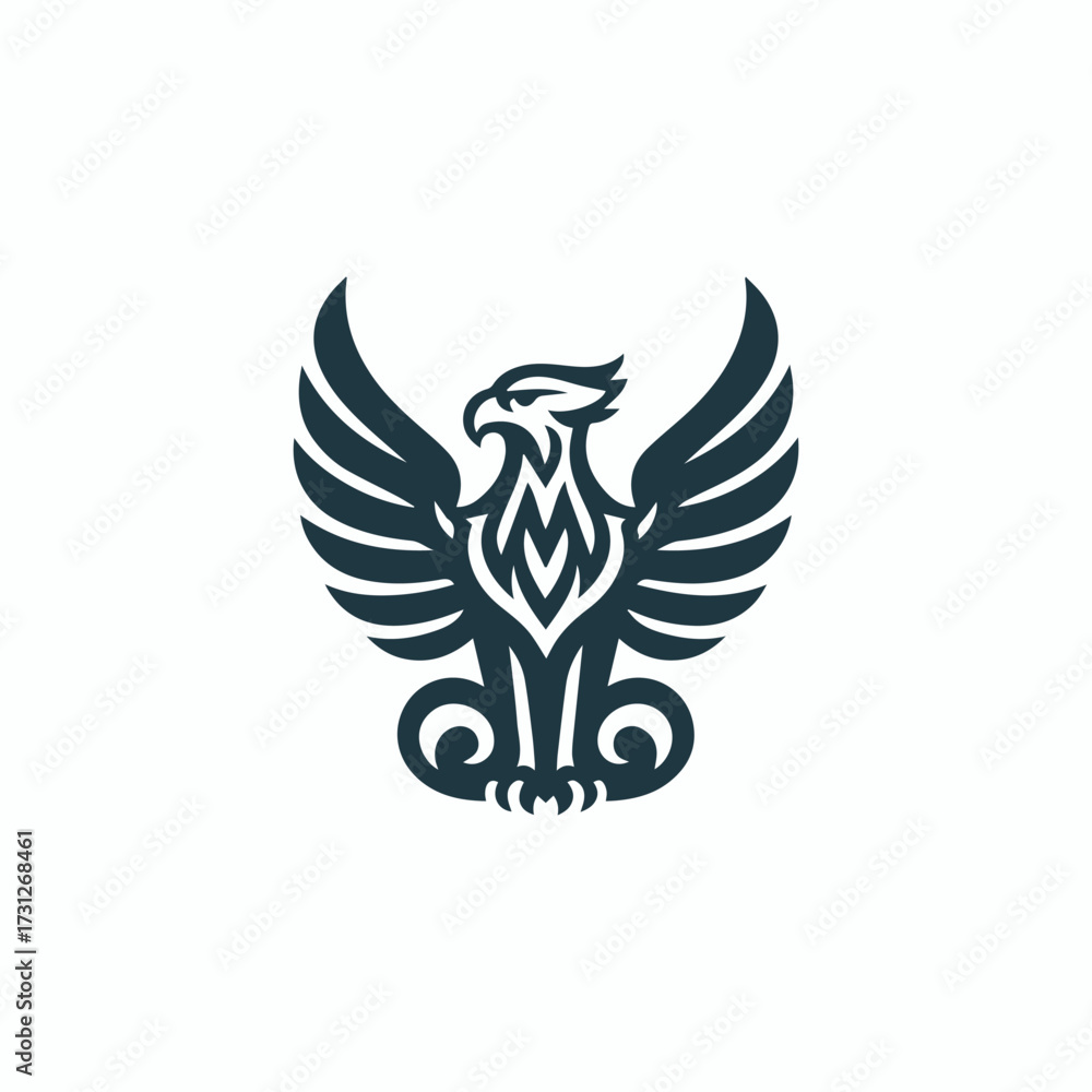 Obraz premium Ancient Griffin Logo