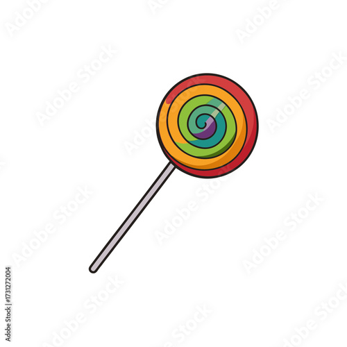 lollipop isolated on white background