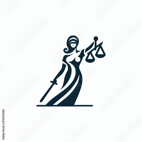 Justice Goddess Logo