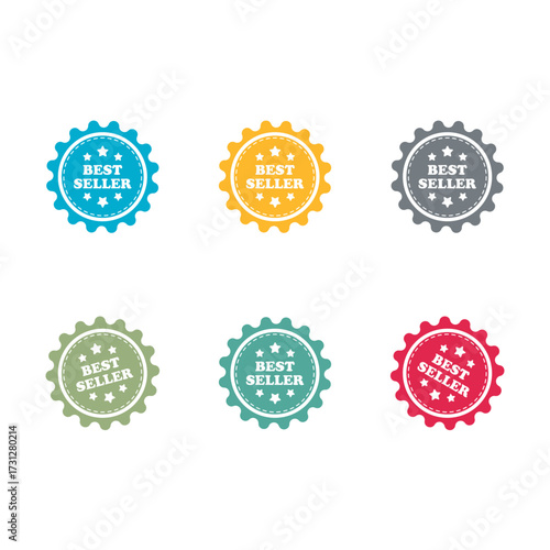 Best seller badge, seller badge element, icon
