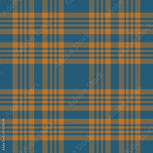 Checkered design for prints. Seamless turquoise color check pattern.Repeating patern plaid.  Repeated tartan fabric.Ekose texture. Madras flannel.Vector scottish fabriс.Checker line.Stripe gingham