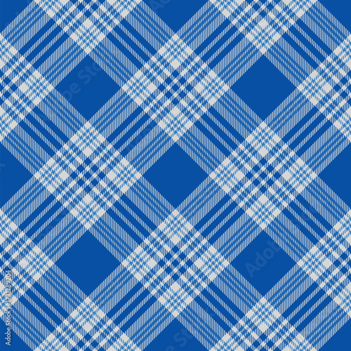 Checkered design for prints. Seamless blue,white color check pattern.Repeating patern plaid.  Repeated tartan fabric.Ekose texture. Madras flannel.Vector scottish fabriс.Checker line.Stripe gingham