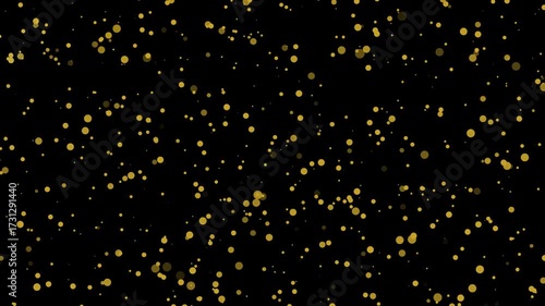 Gold Particle Animation Background