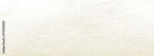 Dotted beige halftone background. Light cream pixelated paper texture. Retro aged craft wallpaper. Weathered dirty canvas material backdrop. Grunge grainy gradient overlay. Vector sackcloth texure