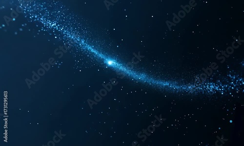 blue space background