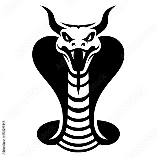 Devil cobra silhouette