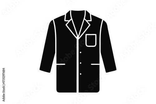 lab coat vector icon illustration design