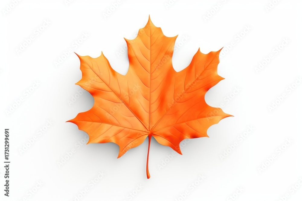 Fototapeta premium Leaf autumn maple plant.