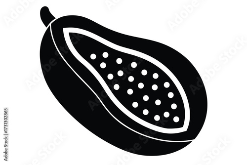 papaya vector icon illustration design
