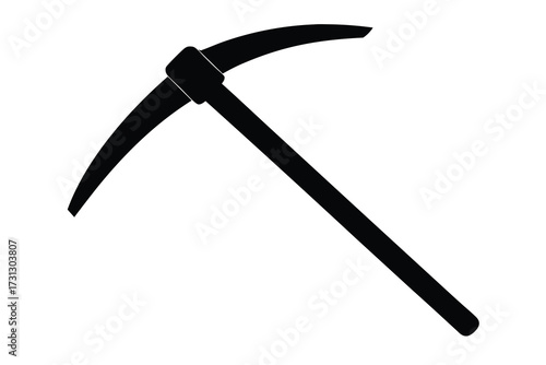 pickaxe vector icon illustration design