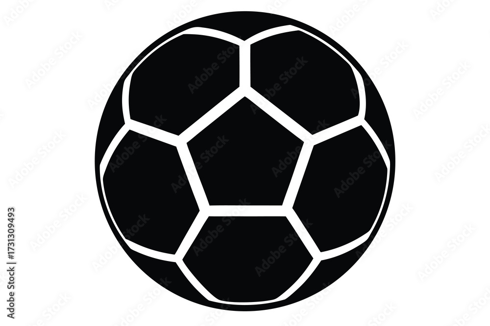 Fototapeta premium soccer ball vector icon illustration design