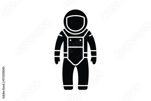 spacesuit vector icon illustration design