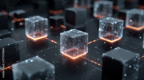 AI-assisted blockchain systems ensure secure and transparent internet transactions by automating contract enforcement and identity verification within decentralized ecosystems.