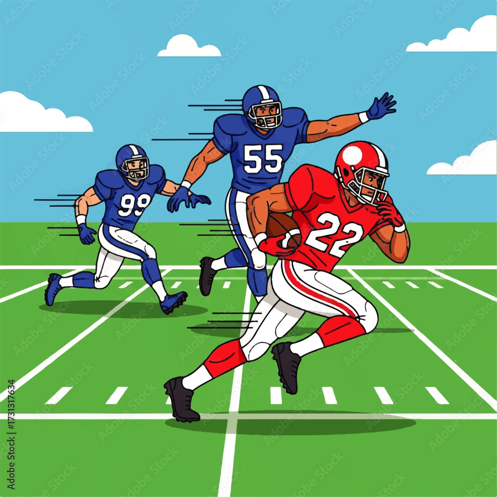 Fototapeta premium american football