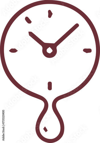Time flowing like a liquid drip representing passing moments and continuous change