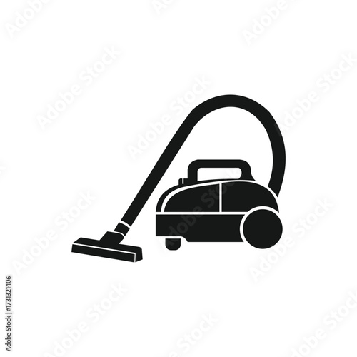 Vacuum Cleaner Silhouette Vector