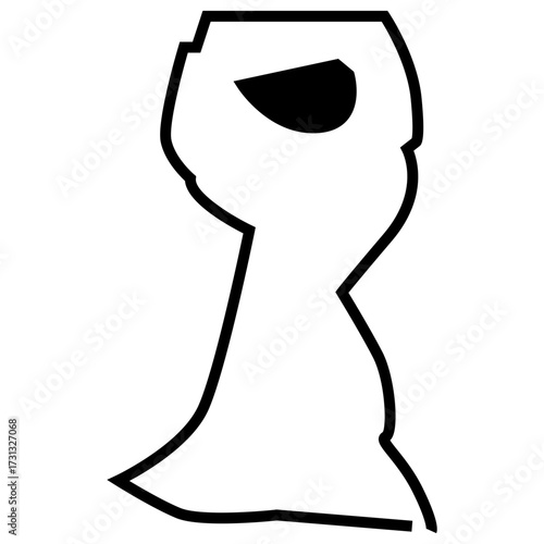 vector illustration of a syal