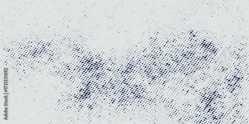 minimalist abstract halftone wave dots background. Futuristic twisted grunge pattern, dots, circles. vector art